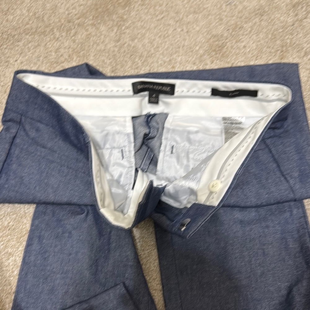 Banana Republic Women’s Blue Dress Pants Sloan Size 4